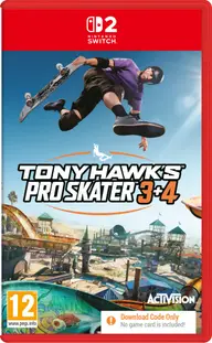 Tony Hawk's Pro Skater 3 + 4 Nintendo Switch 2 okładka gry