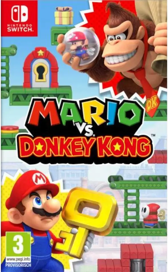 Mario vs. Donkey Kong Nintendo Switch okładka gry