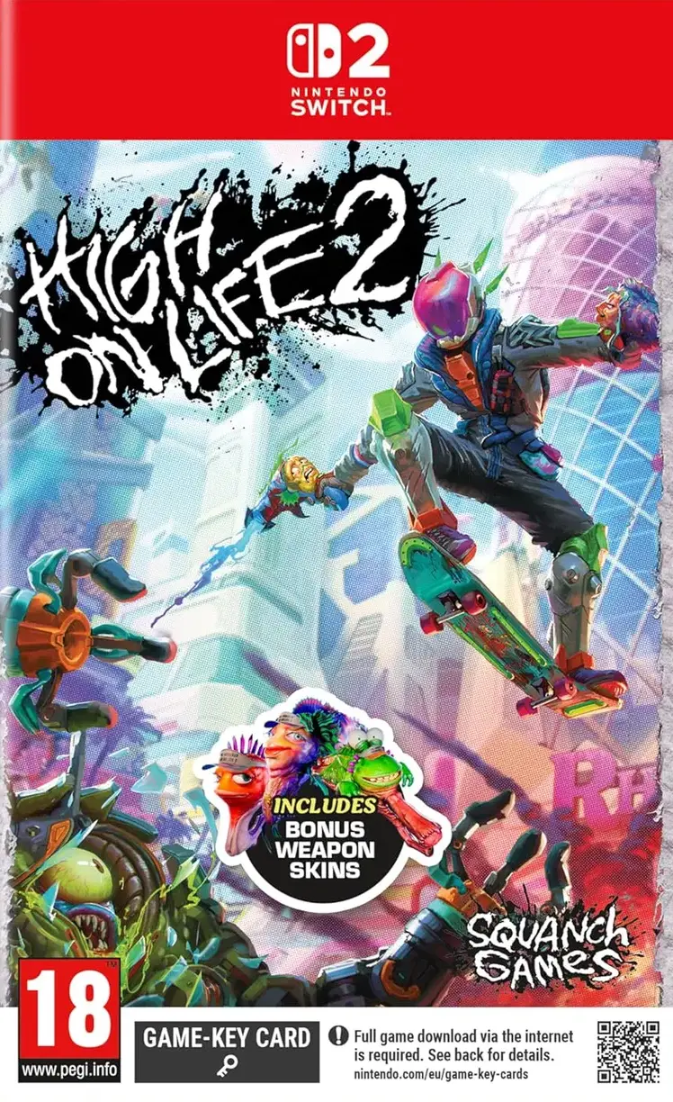 Okładka gry High on Life 2 na Nintendo Switch 2