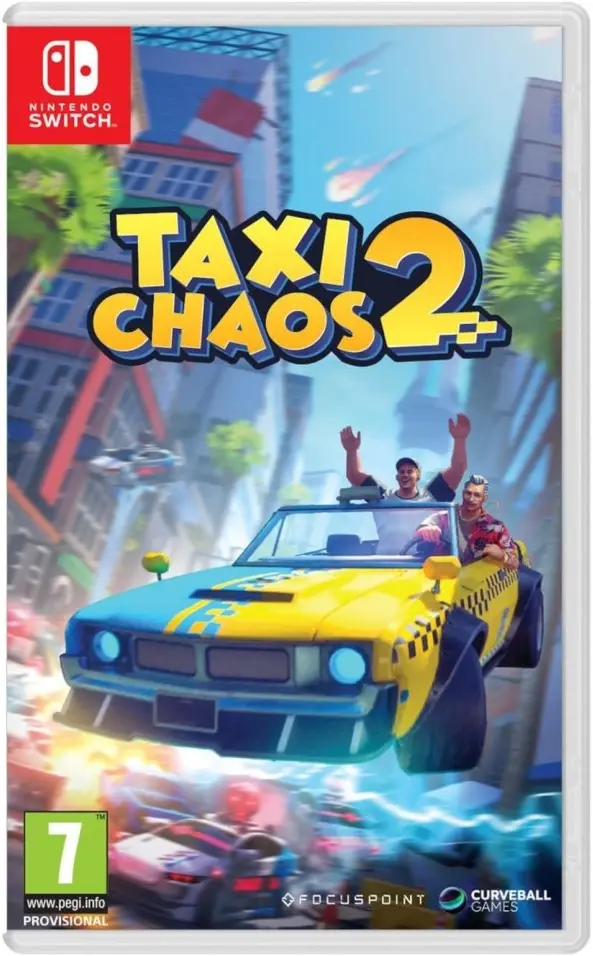 Taxi Chaos 2 Nintendo Switch okładka gry