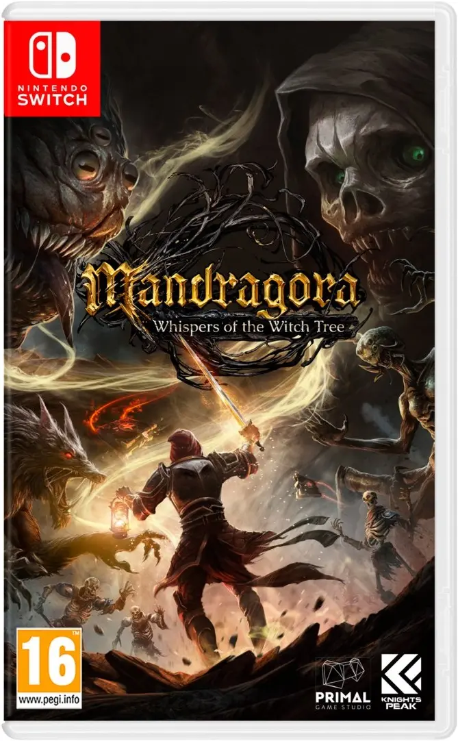 Okładka gry Mandragora: Whispers of the Witch Tree na Nintendo Switch