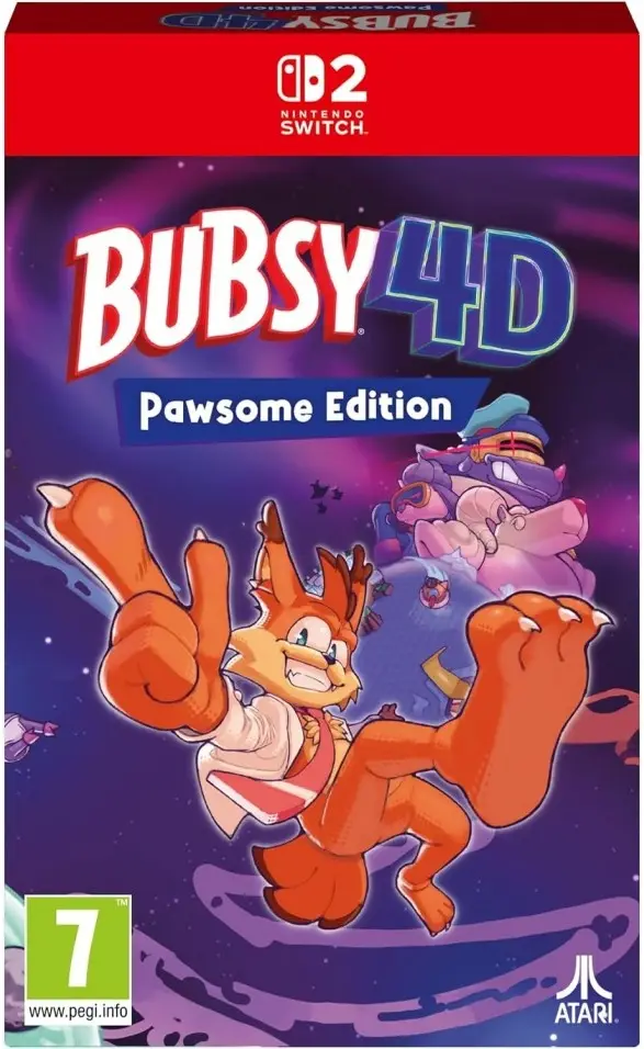 Bubsy 4D Pawsome Edition Nintendo Switch 2 okładka gry