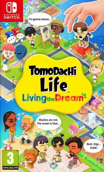 Tomodachi Life: Living the Dream Nintendo Switch okładka gry
