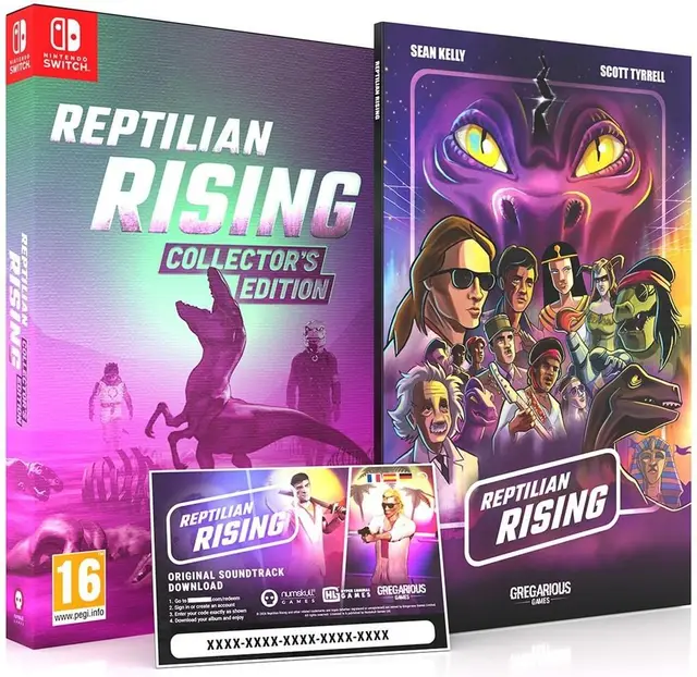 Reptilian Rising Collector's Edition Nintendo Switch okładka gry