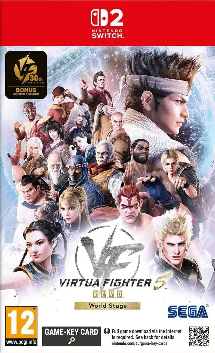 Okładka gry Virtua Fighter 5 R.E.V.O. World Stage 30th Anniversary Edition na Nintendo Switch 2