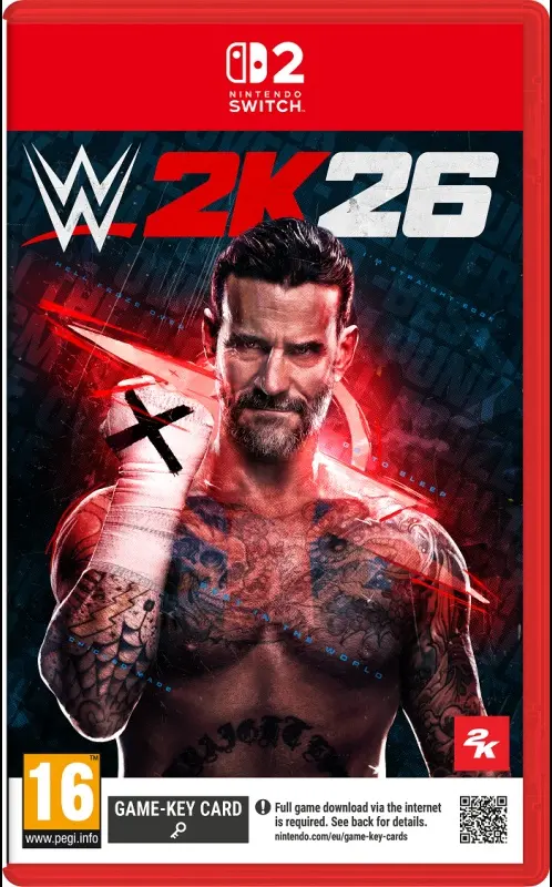 Okładka gry WWE 2K26 na Nintendo Switch 2