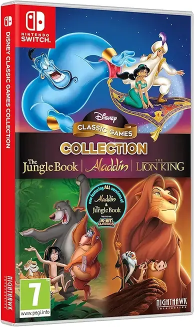 Disney Classic Games Aladdin and Lion King Jungle Book Nintendo Switch okładka gry