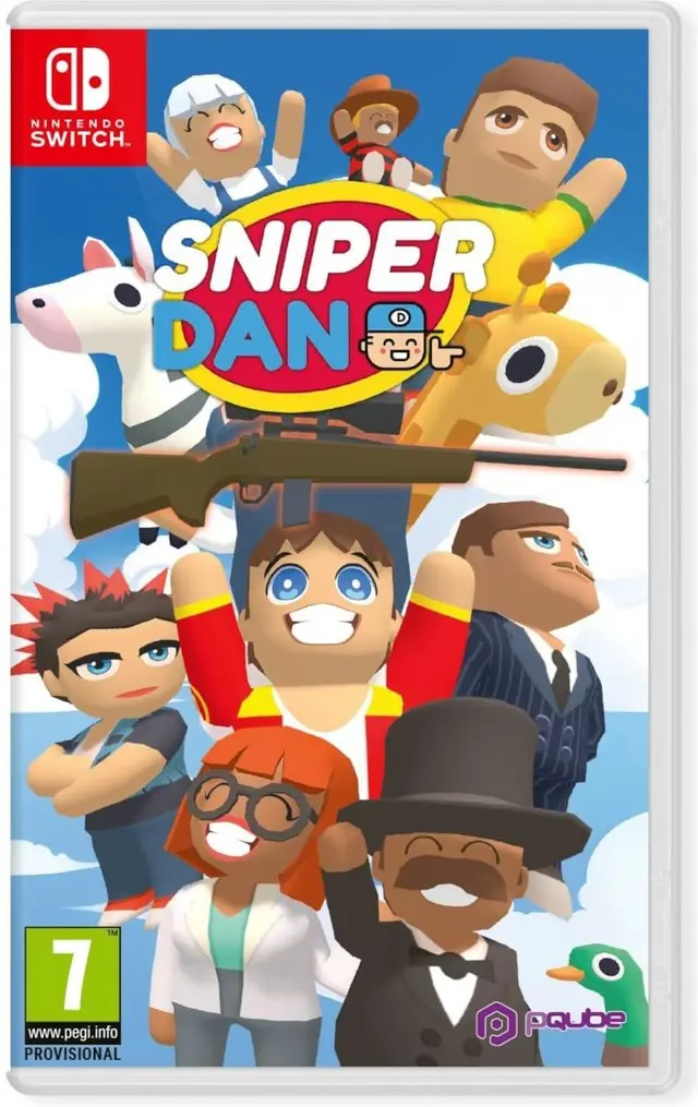 Sniper Dan Nintendo Switch okładka gry