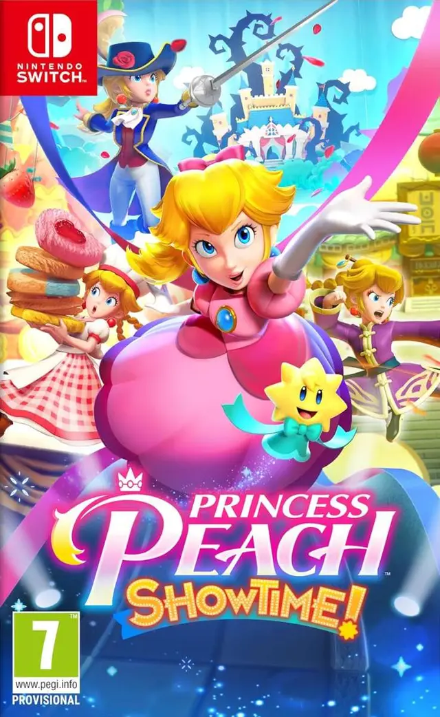 Princess Peach: Showtime! Nintendo Switch okładka gry