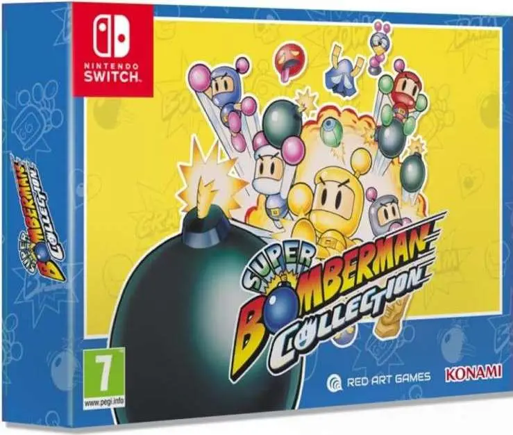 Super Bomberman Collection Collector's Edition Nintendo Switch okładka gry
