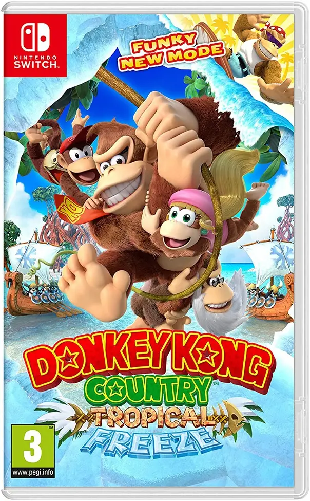 Donkey Kong Country: Tropical Freeze Nintendo Switch okładka gry