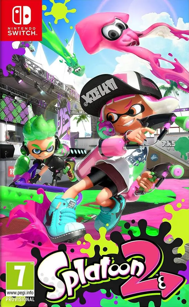 Okładka gry Splatoon 2 na Nintendo Switch