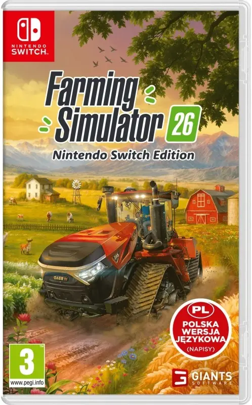 Farming Simulator 26 Nintendo Switch okładka gry