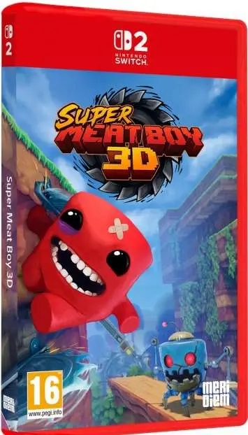 Okładka gry Super Meat Boy 3D na Nintendo Switch 2