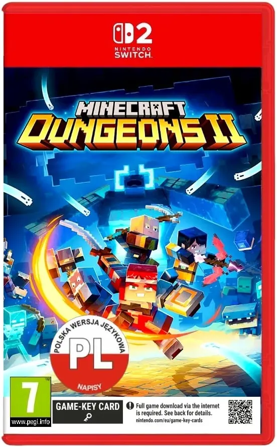 Okładka gry Minecraft Dungeons II na Nintendo Switch 2 Okładka gry Minecraft Dungeons II na Nintendo Switch 2
