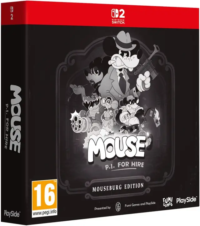 Mouse P.I. for Hire Mouseburg Edition Nintendo Switch 2 okładka gry