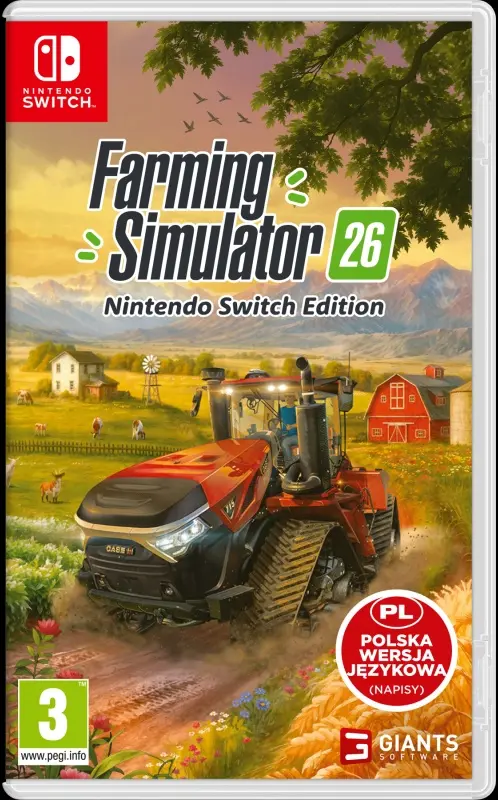 Okładka gry Farming Simulator 26: Nintendo Switch Edition na Nintendo Switch Okładka gry Farming Simulator 26: Nintendo Switch Edition na Nintendo Switch