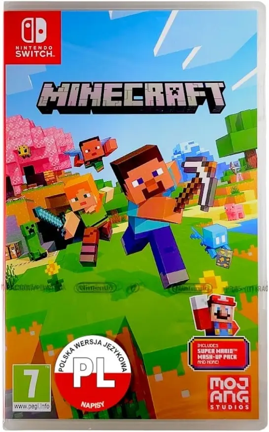 Okładka gry Minecraft na Nintendo Switch