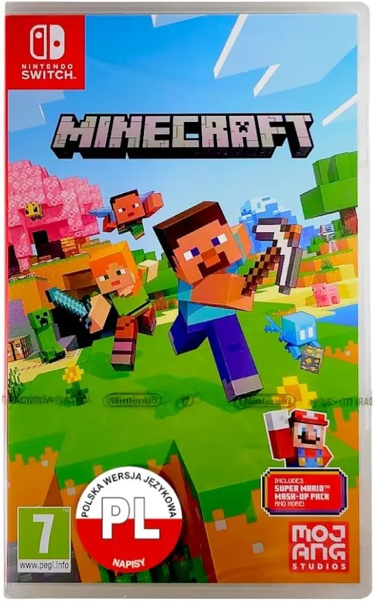 Minecraft Nintendo Switch okładka gry