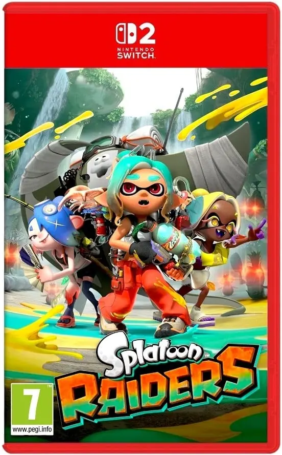 Okładka gry Splatoon Raiders na Nintendo Switch 2