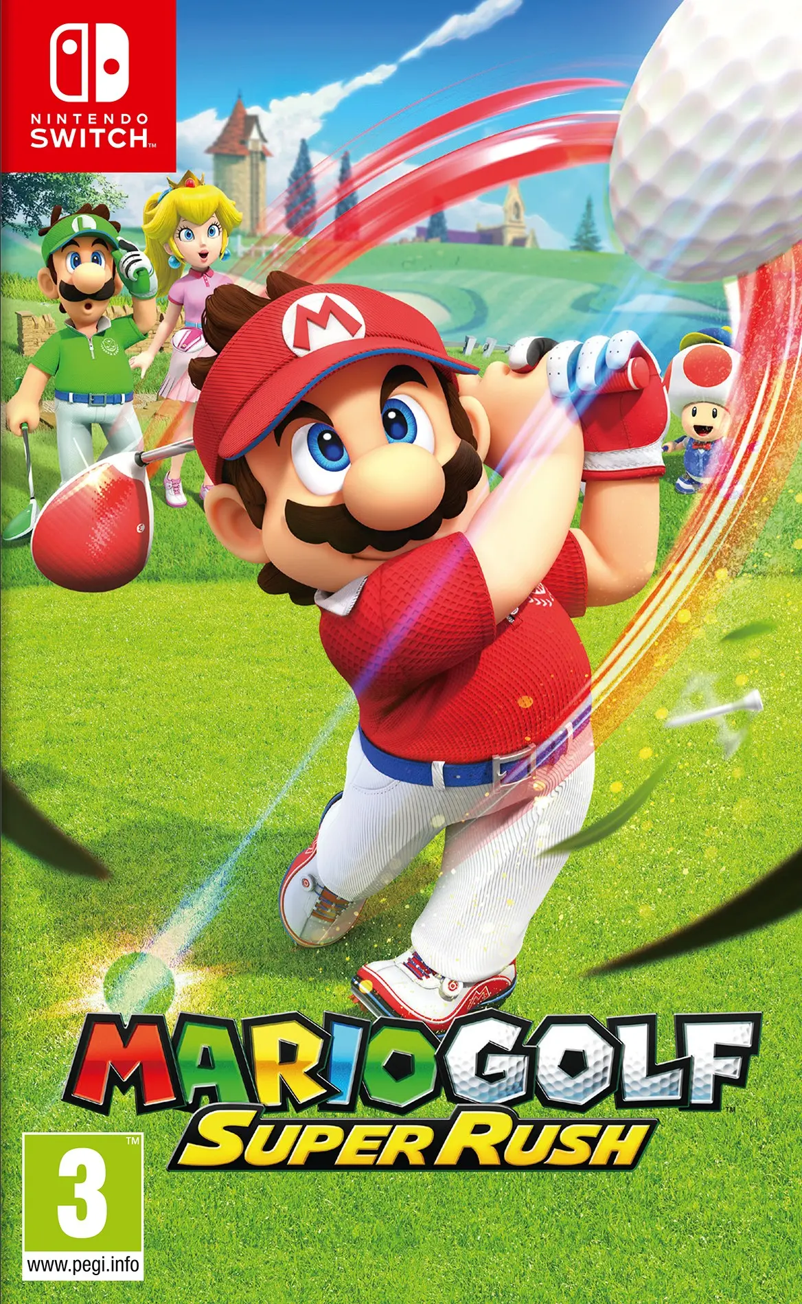 Okładka gry Mario Golf: Super Rush na Nintendo Switch Okładka gry Mario Golf: Super Rush na Nintendo Switch