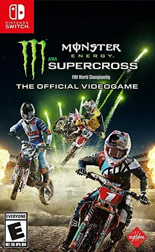 Monster Energy Supercross: The Official Videogame Nintendo Switch okładka gry