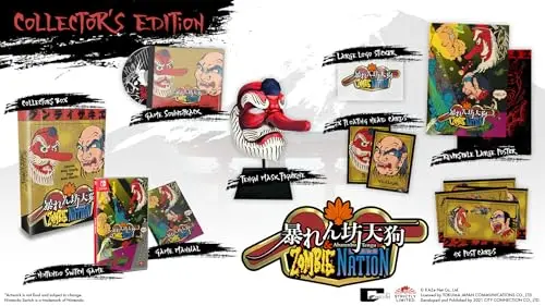 Abarenbo Tengu & Zombie Nation - edycja kolekcjonerska Nintendo Switch okładka gry