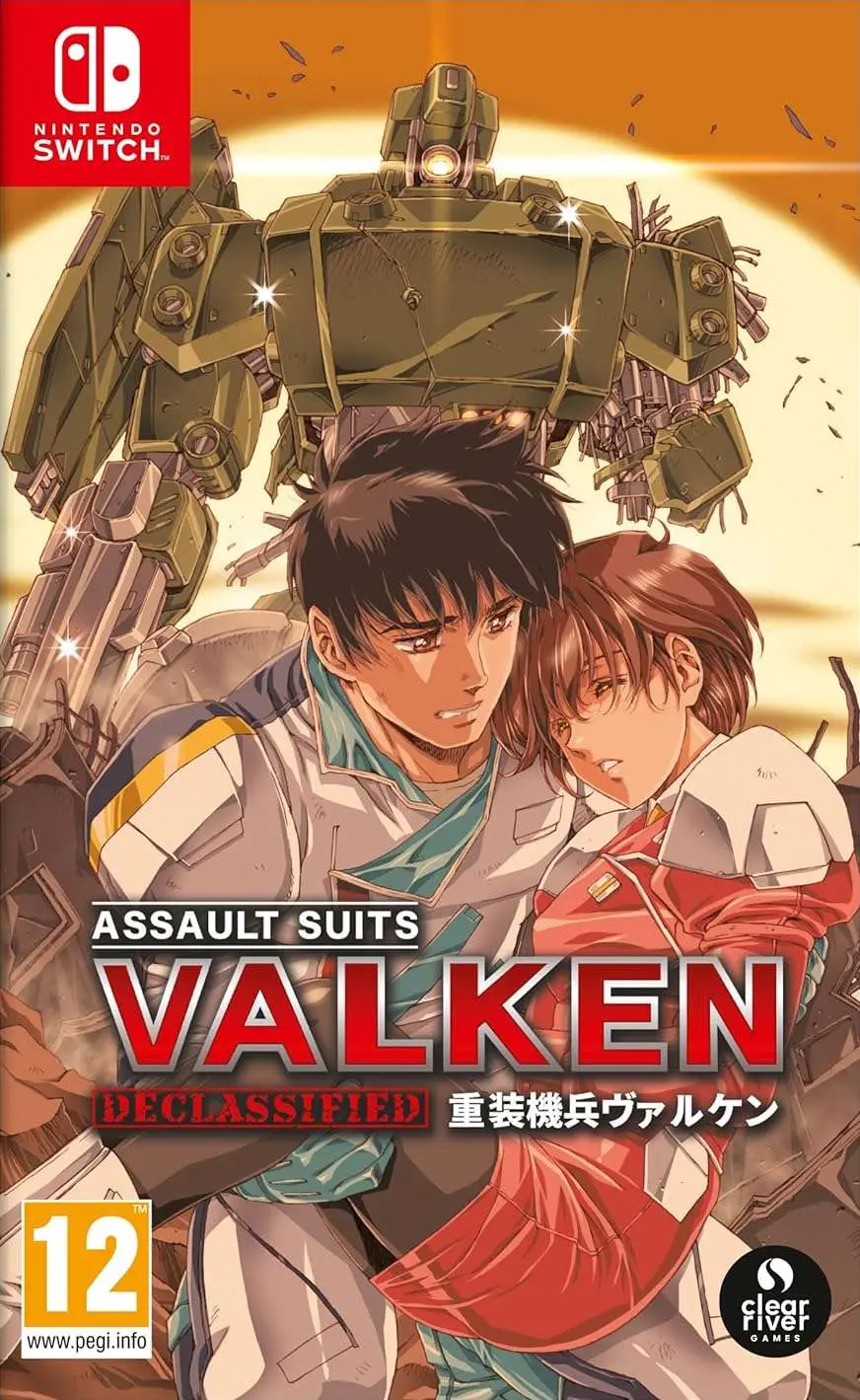 Assault Suit Valken Declassified Nintendo Switch okładka gry