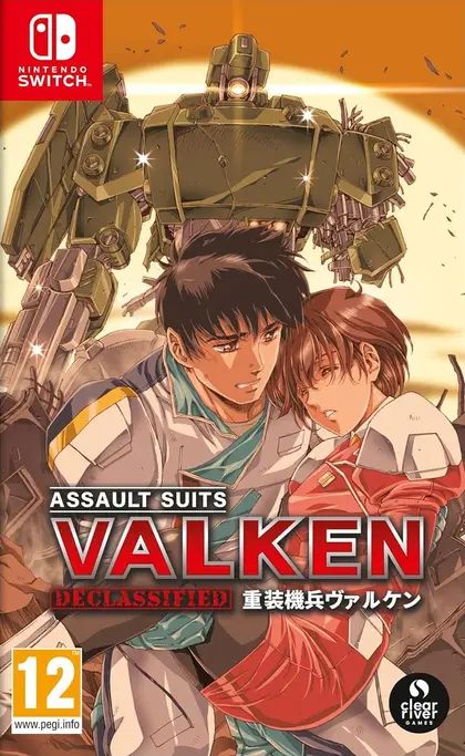 Assault Suit Valken Declassified Nintendo Switch okładka gry