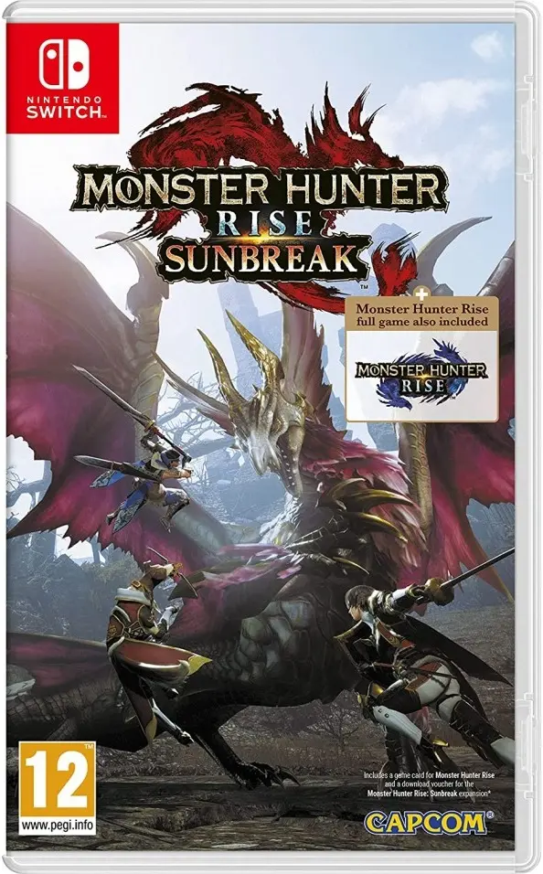 Okładka gry Monster Hunter Rise + Sunbreak na Nintendo Switch Okładka gry Monster Hunter Rise + Sunbreak na Nintendo Switch