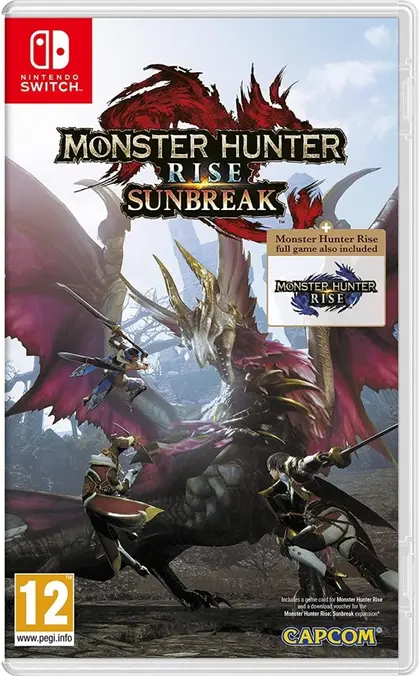 Monster Hunter Rise + Sunbreak Nintendo Switch okładka gry
