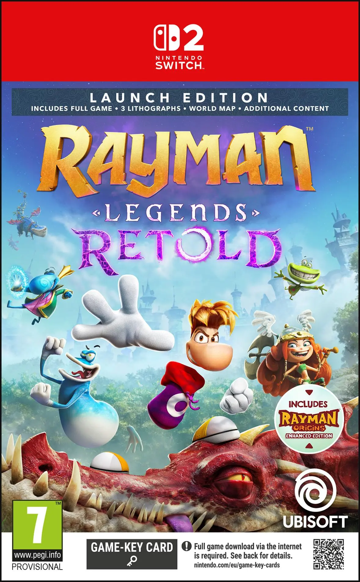 Okładka gry Rayman Legends Retold na Nintendo Switch 2 Okładka gry Rayman Legends Retold na Nintendo Switch 2