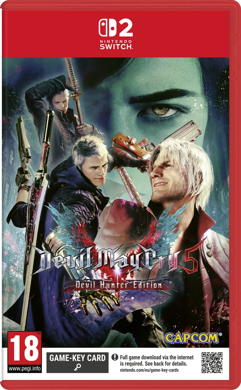Okładka gry Devil May Cry 5 Devil Hunter Edition na Nintendo Switch 2 Okładka gry Devil May Cry 5 Devil Hunter Edition na Nintendo Switch 2