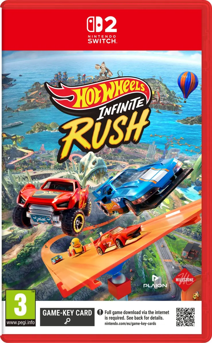 Okładka gry Hot Wheels Infinite Rush Day One Edition na Nintendo Switch 2 Okładka gry Hot Wheels Infinite Rush Day One Edition na Nintendo Switch 2