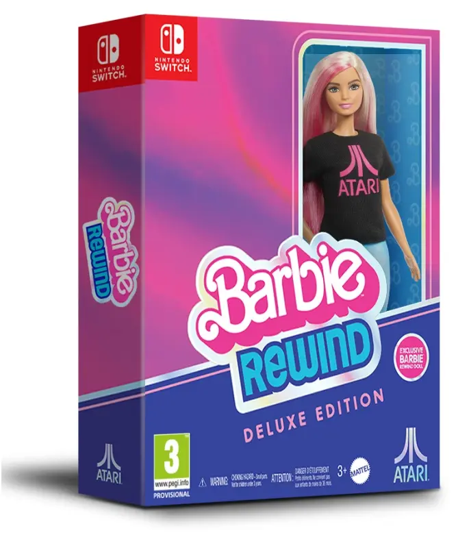 Okładka gry Barbie Rewind - Edycja Deluxe na Nintendo Switch Okładka gry Barbie Rewind - Edycja Deluxe na Nintendo Switch