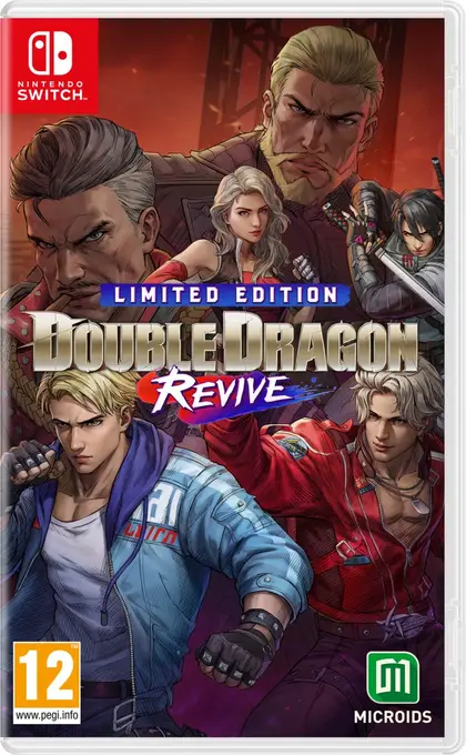 Double Dragon Revive Limited Edition Nintendo Switch okładka gry