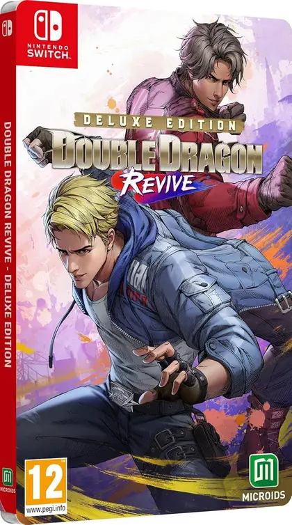 Double Dragon Revive Deluxe Edition Nintendo Switch okładka gry