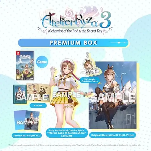 Atelier Ryza 3: Alchemist of the End & the Secret Key - PREMIUM BOX Nintendo Switch okładka gry