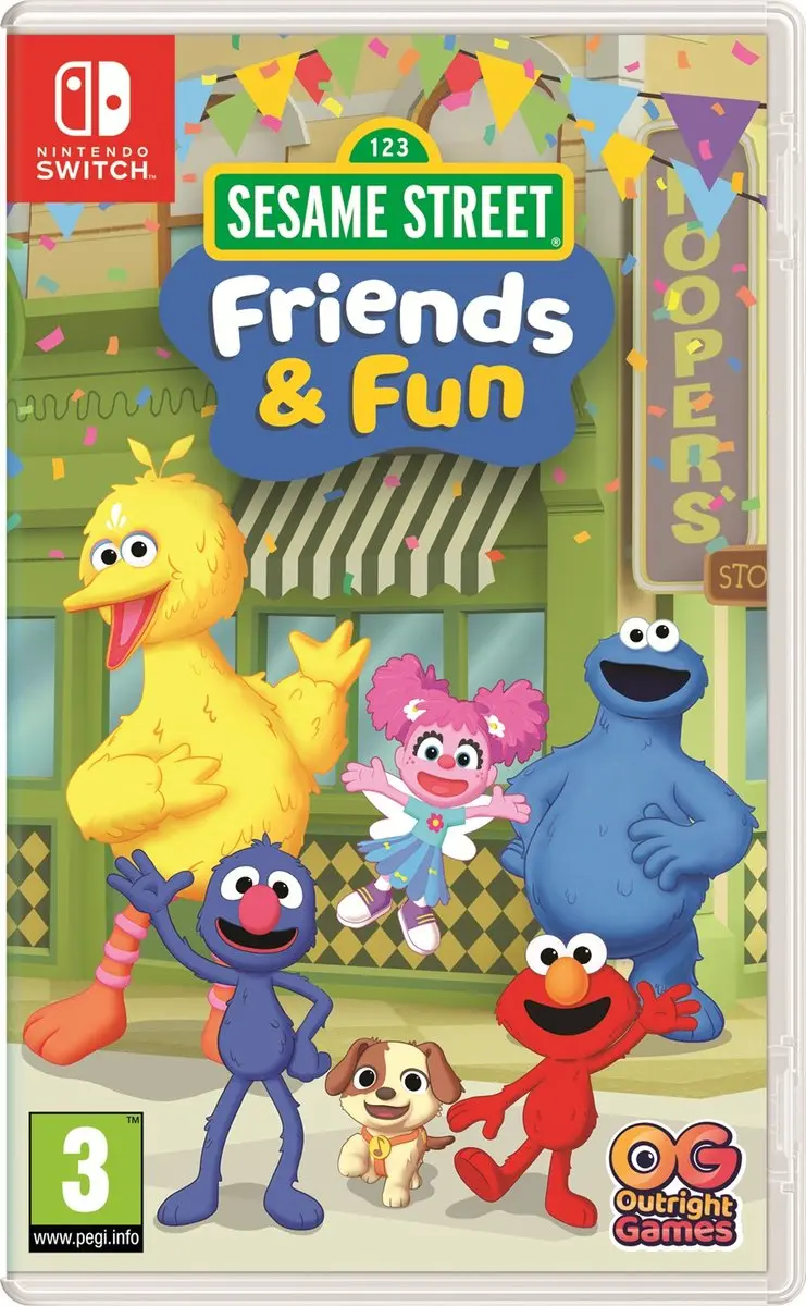 Okładka gry Sesame Street Friends & Fun na Nintendo Switch Okładka gry Sesame Street Friends & Fun na Nintendo Switch