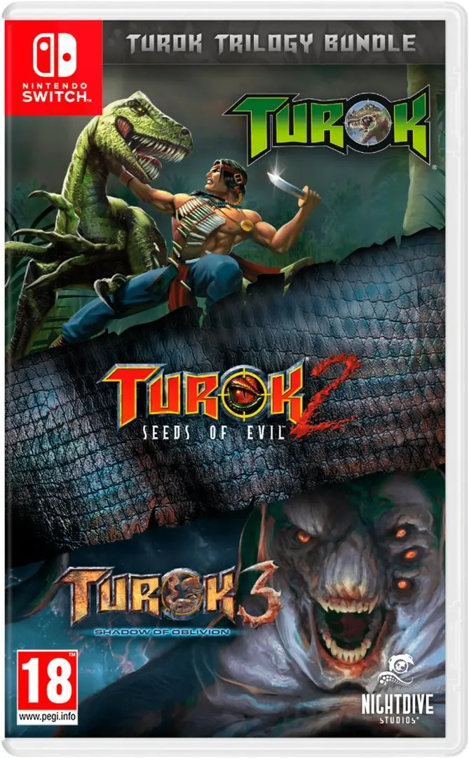 Turok Trilogy Bundle Nintendo Switch okładka gry