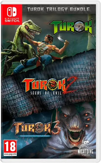 Turok Trilogy Bundle Nintendo Switch okładka gry