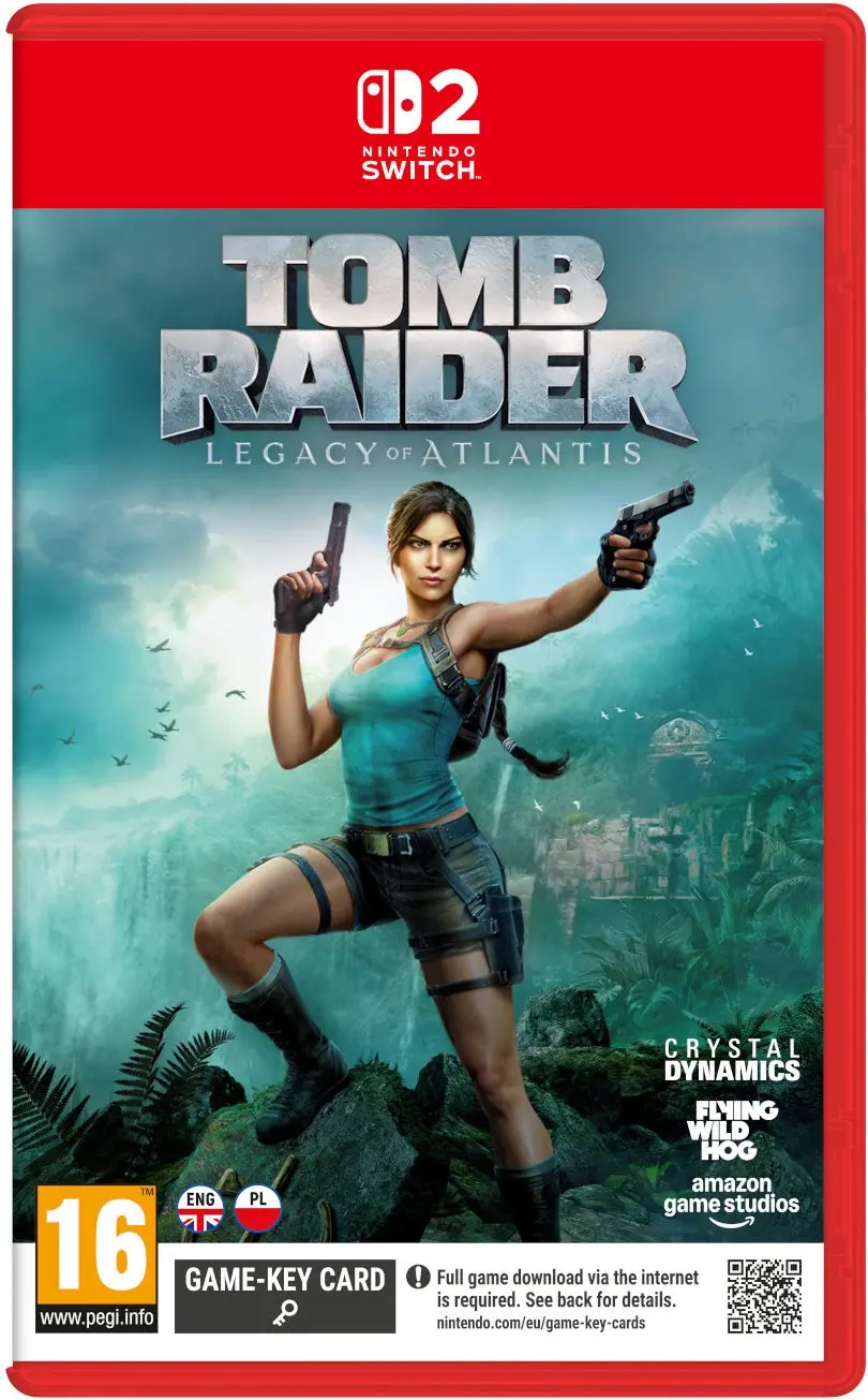 Okładka gry Tomb Raider Legacy of Atlantis na Nintendo Switch 2 Okładka gry Tomb Raider Legacy of Atlantis na Nintendo Switch 2