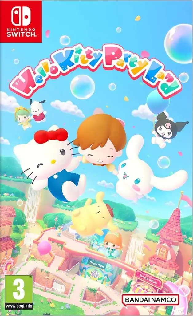 Okładka gry Hello Kitty Party Land Day One Edition na Nintendo Switch Okładka gry Hello Kitty Party Land Day One Edition na Nintendo Switch
