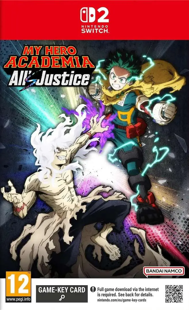 Okładka gry MY HERO ACADEMIA: All’s Justice na Nintendo Switch 2 Okładka gry MY HERO ACADEMIA: All’s Justice na Nintendo Switch 2