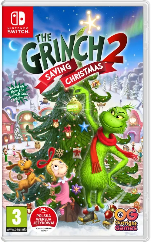 Okładka gry The Grinch 2 Saving Christmas (Grinch 2: Ratowanie Świąt) na Nintendo Switch Okładka gry The Grinch 2 Saving Christmas (Grinch 2: Ratowanie Świąt) na Nintendo Switch