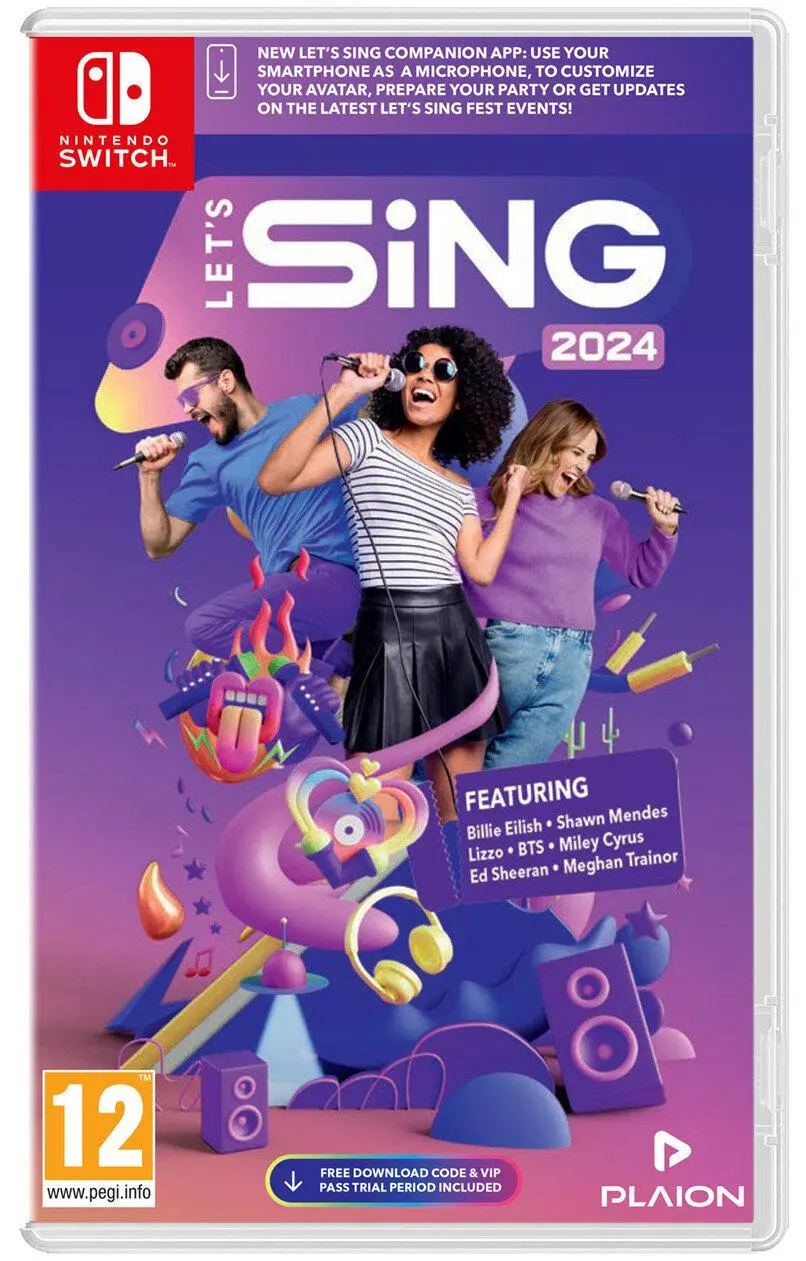 Okładka gry Let's Sing 2024
