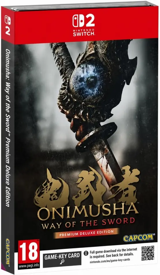 Okładka gry Onimusha: Way of the Sword Steelbook Edition na Nintendo Switch 2 Okładka gry Onimusha: Way of the Sword Steelbook Edition na Nintendo Switch 2