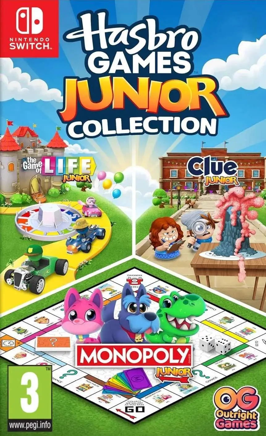 Okładka gry Hasbro Games Junior Collection na Nintendo Switch Okładka gry Hasbro Games Junior Collection na Nintendo Switch