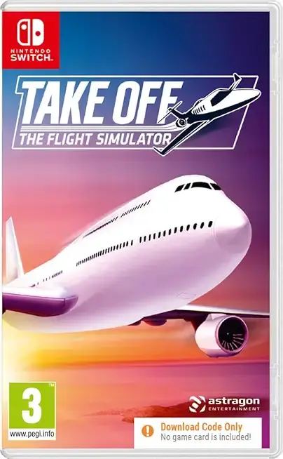 Take Off: The Flight Simulator Nintendo Switch okładka gry