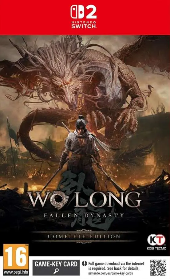 Okładka gry Wo Long: Fallen Dynasty Complete Edition na Nintendo Switch 2 Okładka gry Wo Long: Fallen Dynasty Complete Edition na Nintendo Switch 2